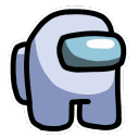 WhiteDancingCrewmate Discord Emoji