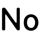 No