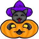 Pumpkin Cat PumpkinCat Discord Emoji