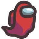 Red Ghost Discord Emoji
