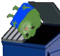 PepeDespairCatTrashed Discord emoji