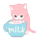 kittydrinkingmilk