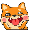 Bushiba_toungeout Discord emoji