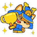 Bushiba_trophy Discord emoji