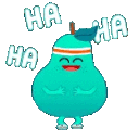 pearfect_laughing Discord emoji