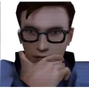 peterThink Discord Emoji