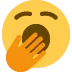 yawning