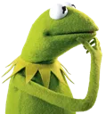 thinking_kermit Discord Emoji