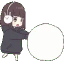 MenheraChibiSnowball