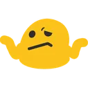 Blobshrug BlobShrug Discord Emoji