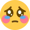 Blush Cry Discord Emoji
