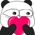 Panda Heart panda_heart Discord Emoji