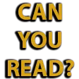 CanYouRead