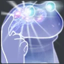 SU_FrogHyperThink Discord Emoji