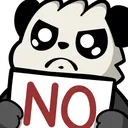 Panda No Discord Emoji
