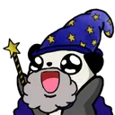 Panda Wizard Discord Emoji
