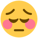 pensiveflushed Discord emoji
