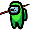 AmongUsLightGreenStab