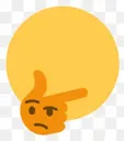 ThinkingOpposite Discord Emoji