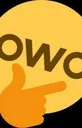OwOthinking Discord Emoji