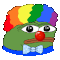 PepeClownShock Discord Emoji