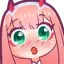 zerotwoAmazed Discord Emoji