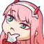 Zerotwo Thinking Discord Emoji