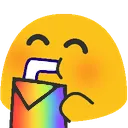 prideblobdrink Discord Emoji