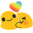 prideblobhug Discord Emoji