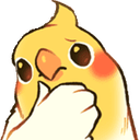 thinking_birb Discord emoji