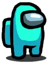 AmongUsLightBlue Discord Emoji