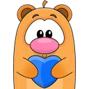 Heartblue heartblue Discord Emoji