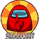 AmongUs_Shhhhh Discord Emoji