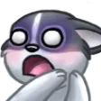 Wolf Scared Discord Emoji