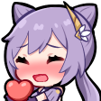keqingblush Discord emoji