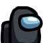 fekete Discord emoji