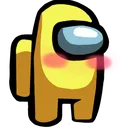 Among Us Blush Discord Emoji