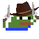 Pepe Cowboy pepecowboy Discord Emoji