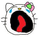 Hello_Kitty_cry Discord emoji