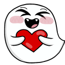love_ghost Discord emoji
