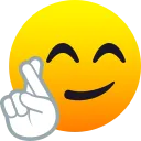 crossedfingersface