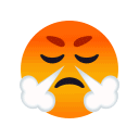 a_face_with_steam_from_nose