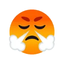 a_face_with_steam_from_nose