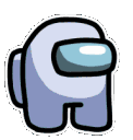 Among Us White Discord Emoji