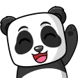 Panda Wave Discord Emoji