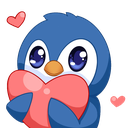 blue_love_bird Discord emoji
