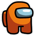 AmongUsOrangeDance Discord Emoji