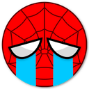 SL_Spideyface_sob Discord emoji