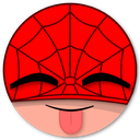 SL_Spideyface_tongue Discord emoji