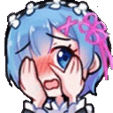 RemBlush Discord emoji